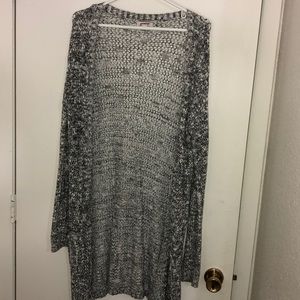Gray cardigan